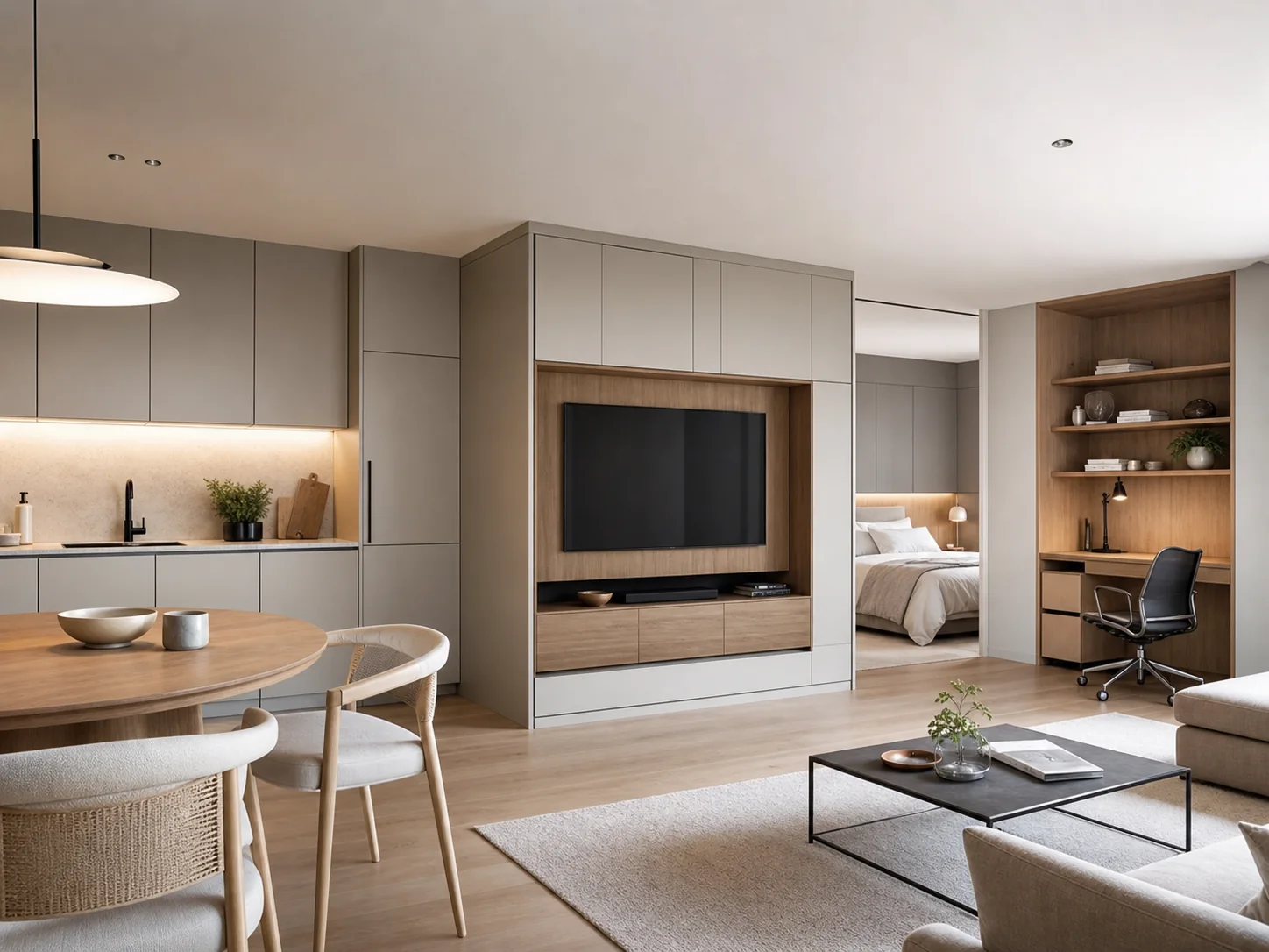 European apartment furniture project supplied by OEM manufacturer